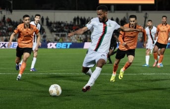 من مباراة نهضة بركان والجيش الملكي