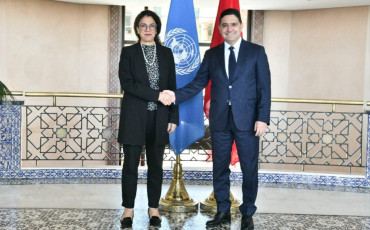 ناصر بوريطة ورئيسة بعثة الأمم المتحدة للدعم في ليبيا