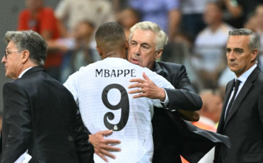 Kylian Mbappe + Carlo Ancelotti