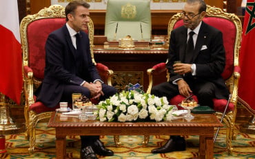 Macron et SM le Roi
