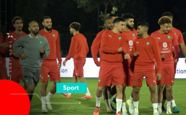 Les entrainements des Lions de l'Atlas