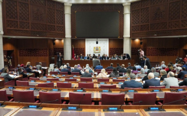 لجنة القطاعات الاجتماعية بمجلس النوب خلال التصويت على مشروع قانون الإضراب