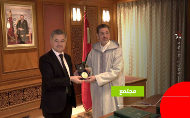 محمد عبد النباوي ووزير العدل الفرنسي، جيرالد دارمانان