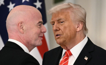 Donald Trump + Gianni Infantino