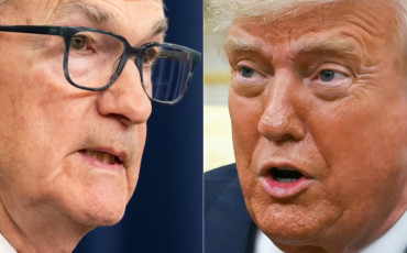 Donald Trump et Jérome Powell