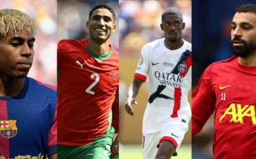 ديمبيليه وحكيمي وصلاح وجمال