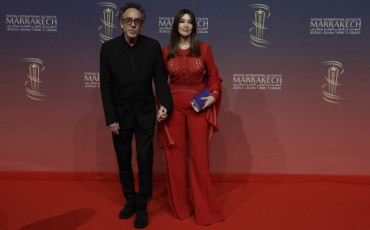 Tim Burton et Monica Bellucci
