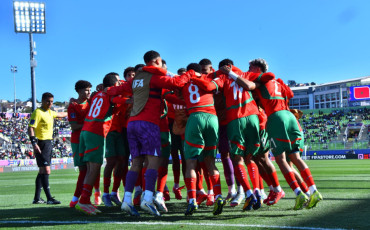 équipe du maroc u20 vs france