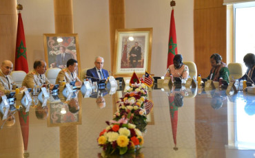 لوديي يستقبل بالرباط وزيرة الدفاع الوطني الليبيرية