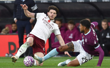 match between Burnley and Arsenal