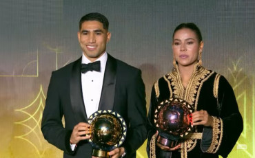 Ghizlane Chebbak et achraf hakimi