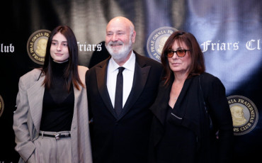 Rob Reiner, son épouse Michele Singer et leur fille Rony Reiner