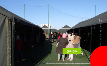 القصر الكبير-- خيام لإيواء المتضررين