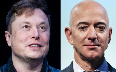 Elon Musk et Jeff Bezos