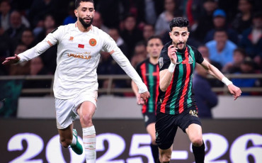 من مباراة الجيش الملكي ونهضة بركان