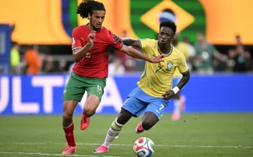 Bouaddi  et Vinicius