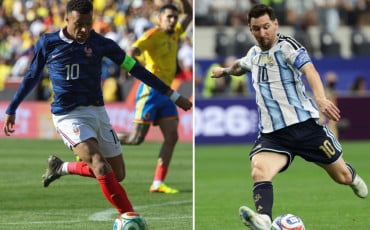 Kylian Mbappe et Messi