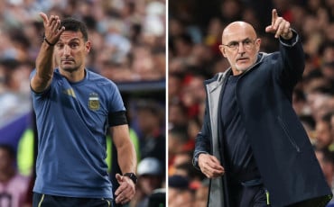 Lionel Scaloni et Luis de la Fuente