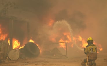 Incendie Madrid