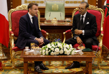 Macron et SM le Roi