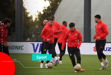 Entrainement Lions de l'Atlas
