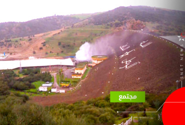 تفريغ سد وادي المخازن 