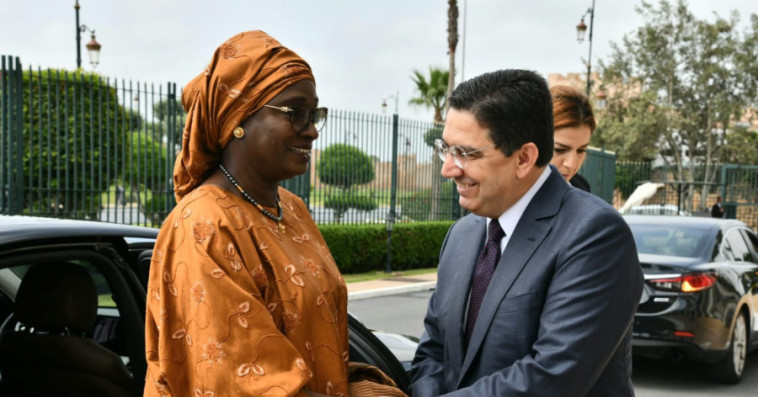 M. Nasser Bourita et Mme Yassine Fall