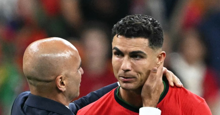 الإسباني روبرتو مارتينيس مدرب المنتخب البرتغالي وكريستيانو رونالدو