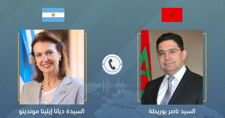 ناصر بوريطة ونظيرته الأرجنتينية ديانا إلينا موندينو