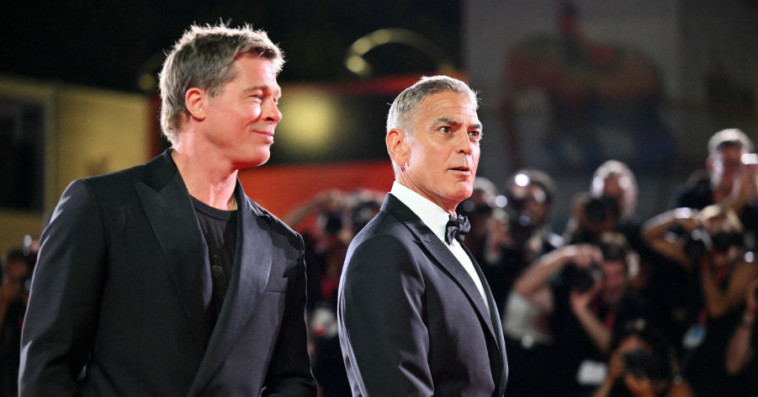 George Clooney et Brad Pitt