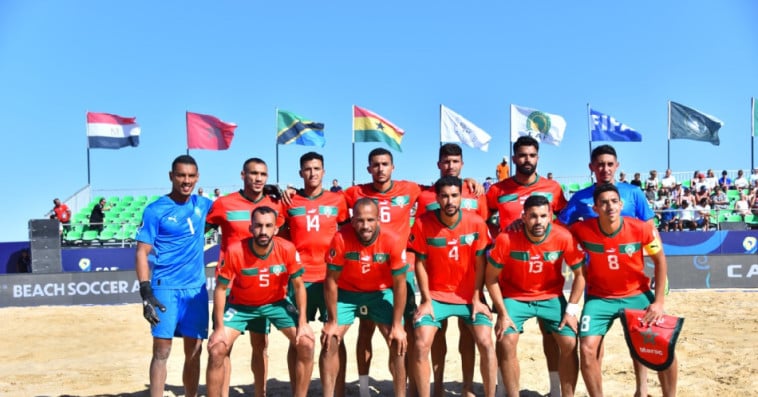 équipe de maroc de beach soccer
