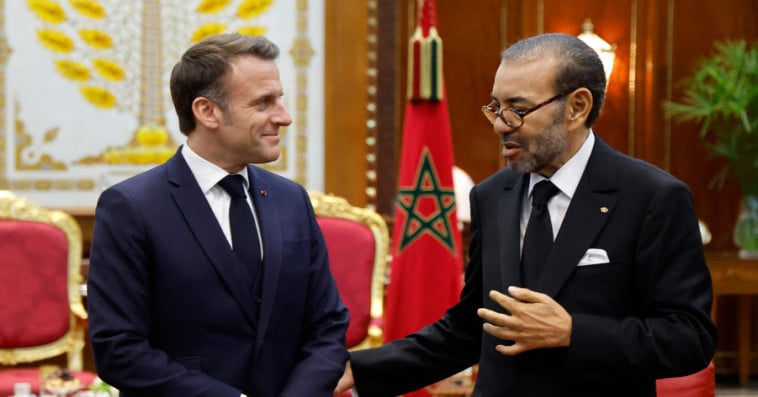 SM le Roi et Emmanuel Macron