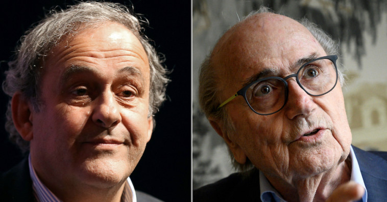 Platini et Blatter 