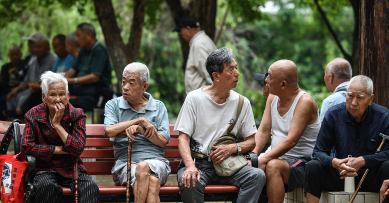 Chine-personnes âgées