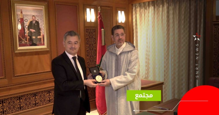محمد عبد النباوي ووزير العدل الفرنسي، جيرالد دارمانان