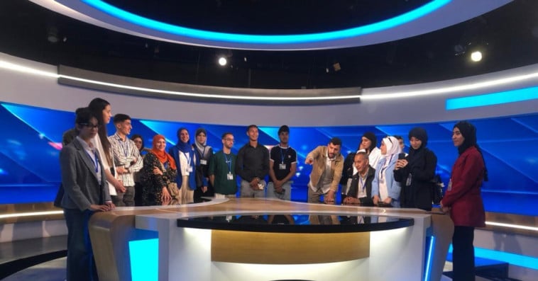 خلال دورة تكوينية بمقر الشركة الوطنية للإذاعة والتلفزة