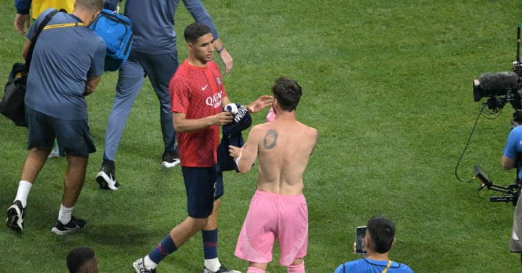 Hakimi et Messi