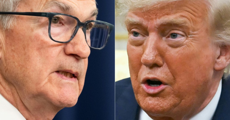 Donald Trump et Jérome Powell