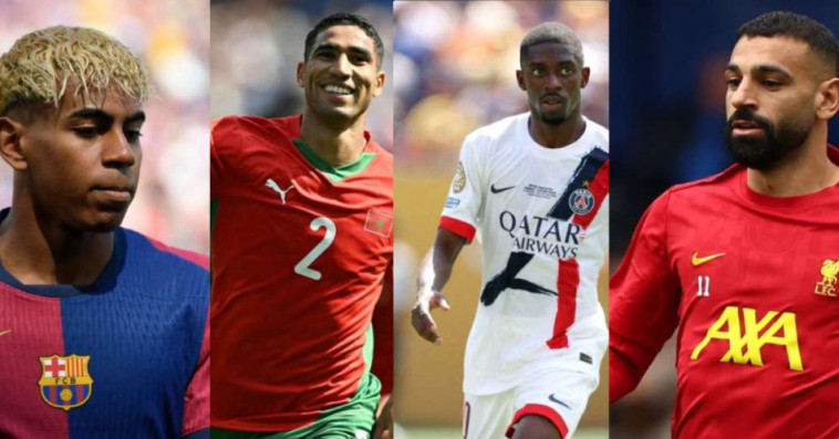 ديمبيليه وحكيمي وصلاح وجمال