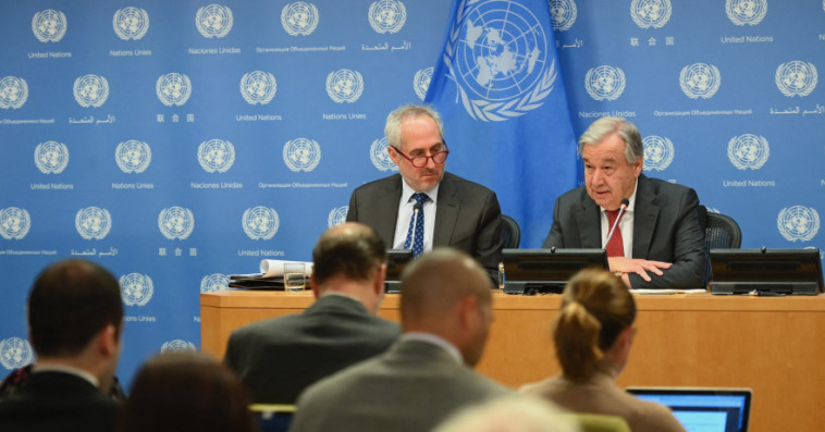 Dujarric et guterres