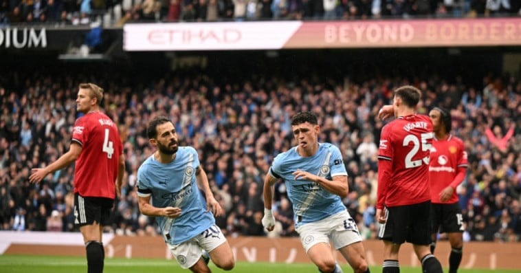 Manchester City and Manchester United