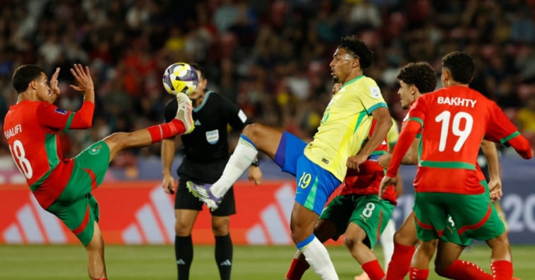 équipe du maroc u20 vs brazil 