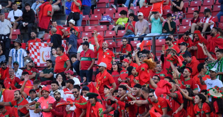 Les supporters marocains au Chili