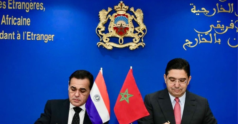 Nasser Bourita et son homologue paraguayen