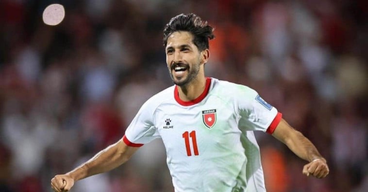 مهاجم الاردن يزن النعيمات