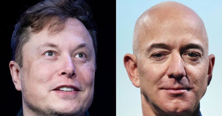 Elon Musk et Jeff Bezos