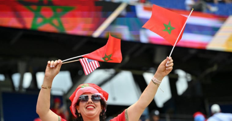 مشجعة مغربية