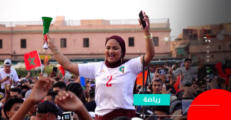 الجماهير المغربية في مراكش 