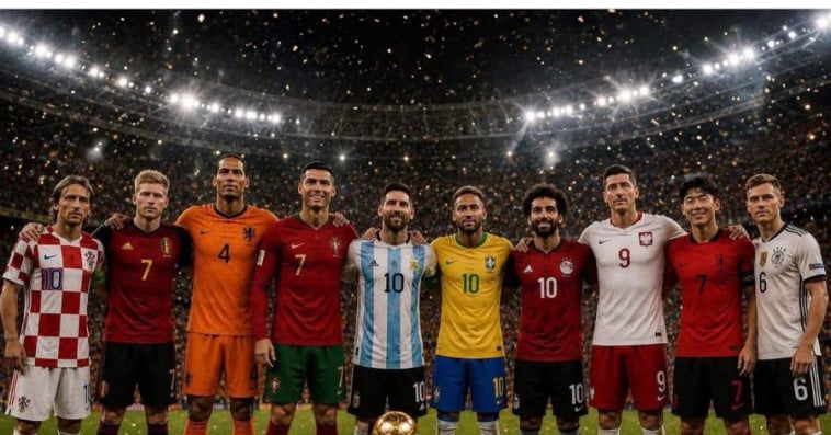 أبرز النجوم الذين يشاركون في آخر مونديال لهم